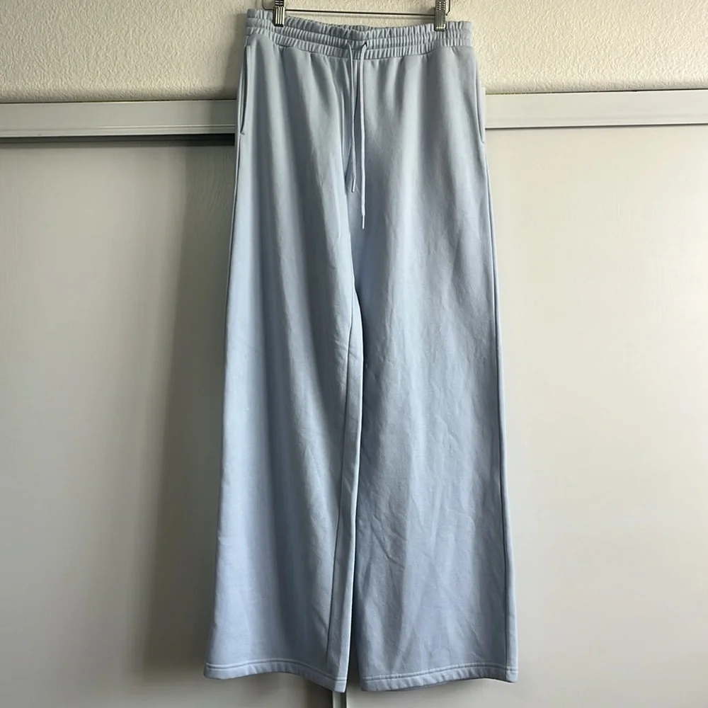 BP Light Blue Wide-Leg Women's Pants Size Small NWT - Picture 2 of 5